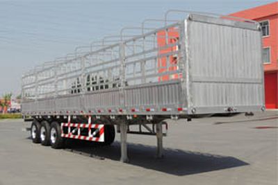 Mengkai MK9401CCYLHAluminum alloy warehouse grate transport semi-trailer