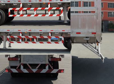 Mengkai  MK9401CCYLH Aluminum alloy warehouse grate transport semi-trailer