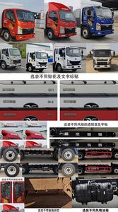 Haoman  ZZ5048CCYF17FBA Grate type transport vehicle