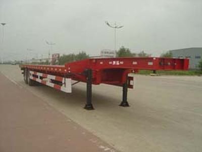 Taicheng  LHT9190TDP Low flatbed semi-trailer