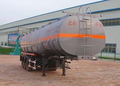 Zhengkang Hongtai brand automobiles HHT9406GHYA Chemical liquid transportation semi-trailer