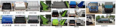 Zhongqi Liwei brand automobiles HLW5185ZYSD6 Compressed garbage truck