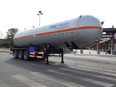 CIMCNTV9401GYQLSemi trailer for liquefied gas transportation