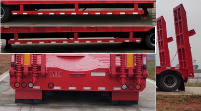 Chuanyan  GTW9380TDP Low flatbed semi-trailer