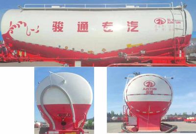 Juntong  JF9404GFL2 Medium density powder material transportation semi-trailer