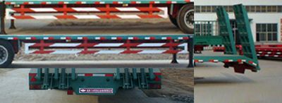 Sanshan  HSB9401TDP Low flatbed semi-trailer