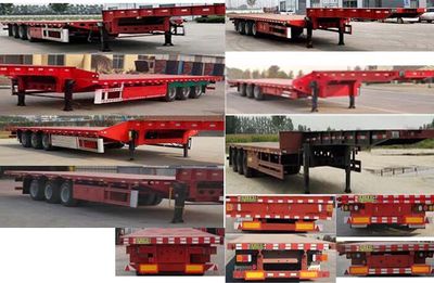 Luxiang  THC9400TDP Low flatbed semi-trailer