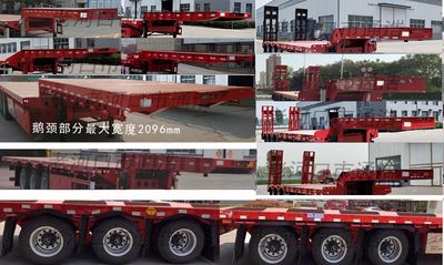 Luxiang  THC9400TDP Low flatbed semi-trailer