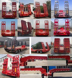 Yixiangtong  QAT9330TDP Low flatbed semi-trailer