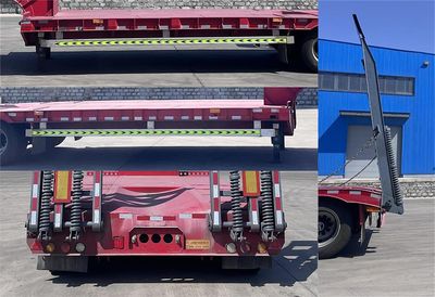 Yixiangtong  QAT9330TDP Low flatbed semi-trailer