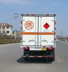 Foton  BJ5049XRQFD Flammable gas box transport vehicle