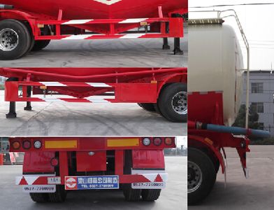 Yangjia  LHL9403GXHA Lower ash semi-trailer