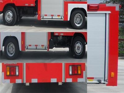 Chuanxiao brand automobiles SXF5100GXFPM35 Foam fire truck