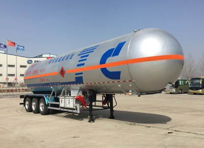 Jiancheng  JC9402GYQQY1 Semi trailer for liquefied gas transportation