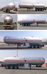 Jiancheng  JC9402GYQQY1 Semi trailer for liquefied gas transportation