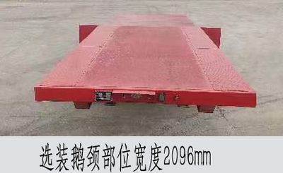 Zhongji Longfei brand automobiles ZJA9400TDP Low flatbed semi-trailer