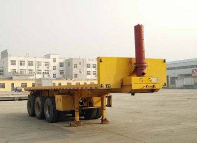 Shaohui DCT9400ZZXPFlat dump semi-trailer