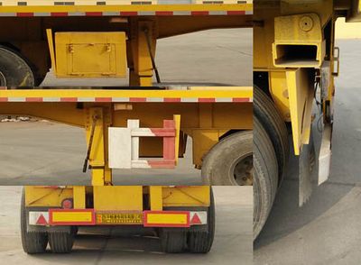 Shaohui  DCT9400ZZXP Flat dump semi-trailer