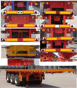 Shengyun brand automobile SRD9402TPB Flat transport semi-trailer