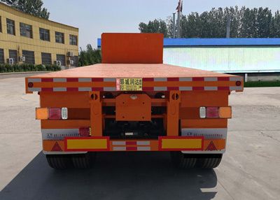 Shengyun brand automobile SRD9402TPB Flat transport semi-trailer