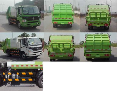 Foton  BJ5082ZYSE5H1 Compressed garbage truck