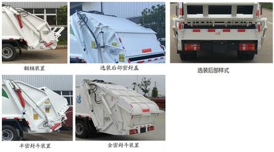 Zhuanwei  HTW5041ZYSKM Compressed garbage truck