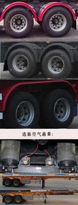 Tonghua  THT9352TJZB Container transport semi-trailer