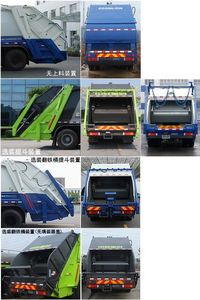 Zhonglian Automobile ZBH5250ZYSDFE5 Compressed garbage truck