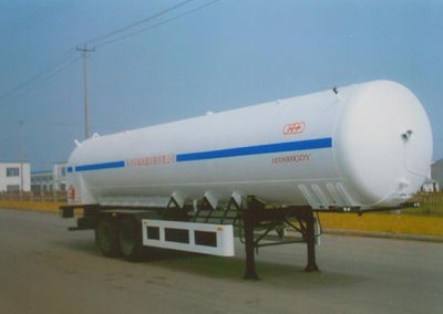 Huafu  HFD9300GDY Low temperature liquid transport semi-trailer