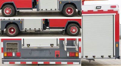 Runtai  RT5100GXFSG35Q Water tank fire truck