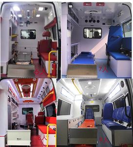 Huatong brand automobiles HCQ5040XJH6SH ambulance