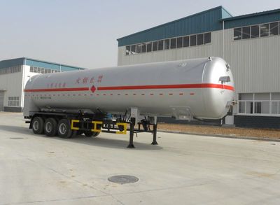 Green Leaf JYJ9400GDY Low temperature liquid transport semi-trailer