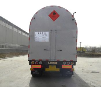 Green Leaf JYJ9400GDY Low temperature liquid transport semi-trailer