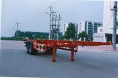 Hua Wei Chi Le  SGZ9350TJZ Container transport semi-trailer