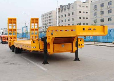 Hong Kong and Guangdong  HSD9350TDP Low flatbed semi-trailer