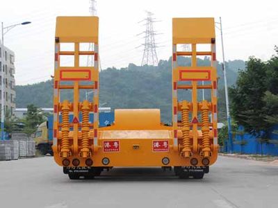 Hong Kong and Guangdong  HSD9350TDP Low flatbed semi-trailer