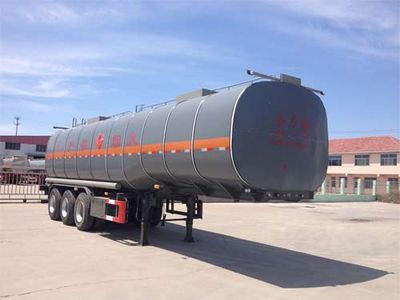 Huachang brand automobiles QDJ9401GRYA Flammable liquid tank transport semi-trailer