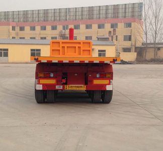 Junwang  WJM9404ZZXP Flat dump semi-trailer