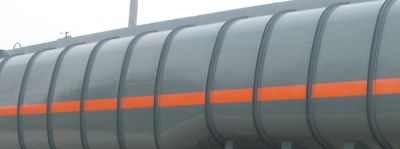 Special transport  DTA9406GRY Aluminum alloy flammable liquid tank transport semi-trailer