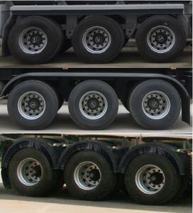 Special transport  DTA9406GRY Aluminum alloy flammable liquid tank transport semi-trailer