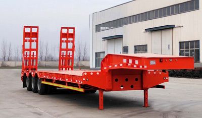 Lu Junda  XCD9400TDP Low flatbed semi-trailer