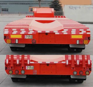 Lu Junda  XCD9400TDP Low flatbed semi-trailer