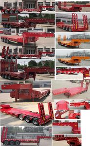 Lu Junda  XCD9400TDP Low flatbed semi-trailer