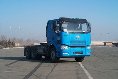 Jiefang Automobile CA4250P66K2T1A3 Flat head diesel semi-trailer tractor