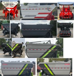 Emperor Environmental Sanitation  HDW5040ZZZEBEV Pure electric self loading and unloading garbage truck