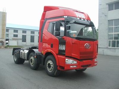 Jiefang Automobile CA4220P63K2T3HE Flat head diesel semi-trailer tractor