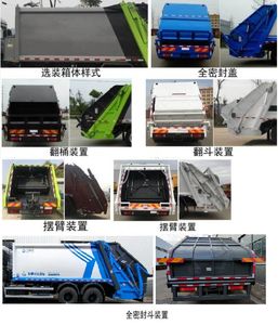 Jinchuang Jialan Brand Automobile KTE5250ZYSDF6 Compressed garbage truck