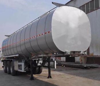 Qilin  QLG9405GSY Aluminum alloy edible oil transportation semi-trailer