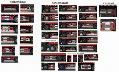 Shandeka brand automobiles ZZ3316N346HF1 Dump truck