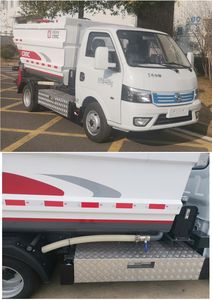 Chinese license plate cars TEG5040ZZZAEQBEV1 Pure electric self loading and unloading garbage truck